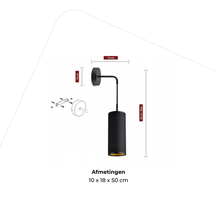 Wall lamp - black luxury