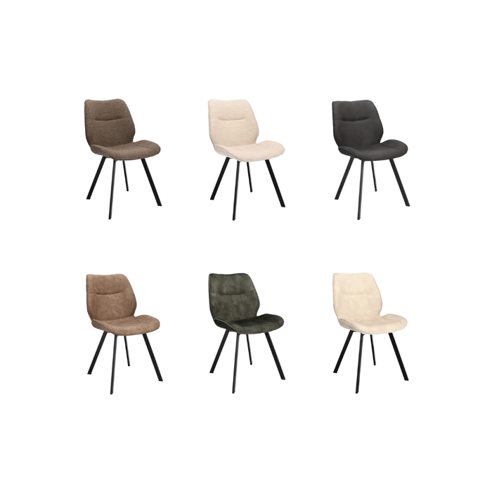 Dining room chair Mast luxury shell 4 legs