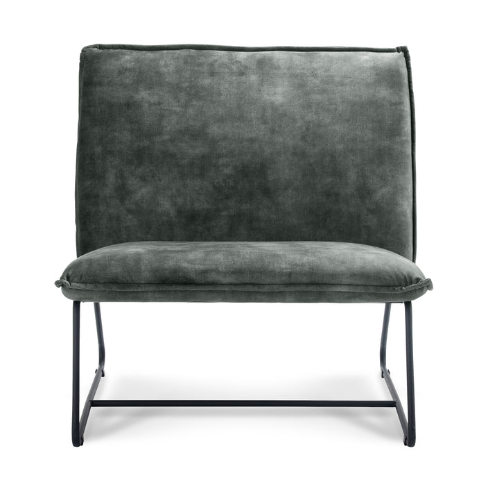 Fauteuil Firmo sledepoot - kunstleder 1,5 zits