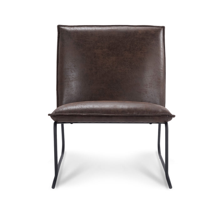 Fauteuil Firmo sledepoot - kunstleder