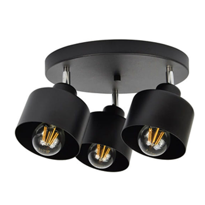 Lampa sufitowa czarna