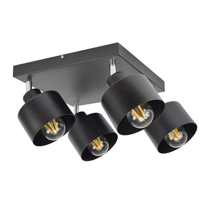 Lampa sufitowa czarna