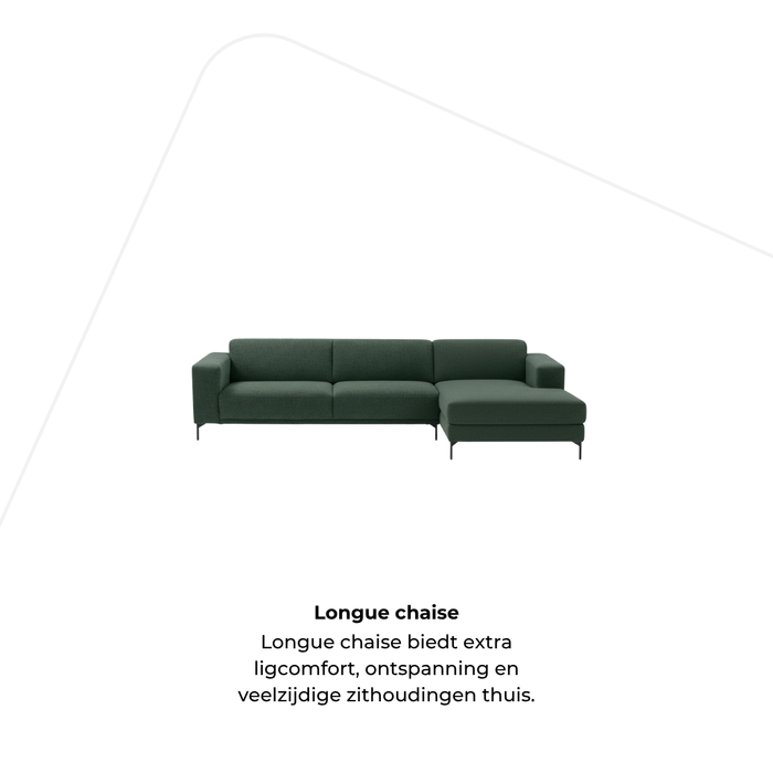 Bank Bokito 2,5 zits met longue chaise