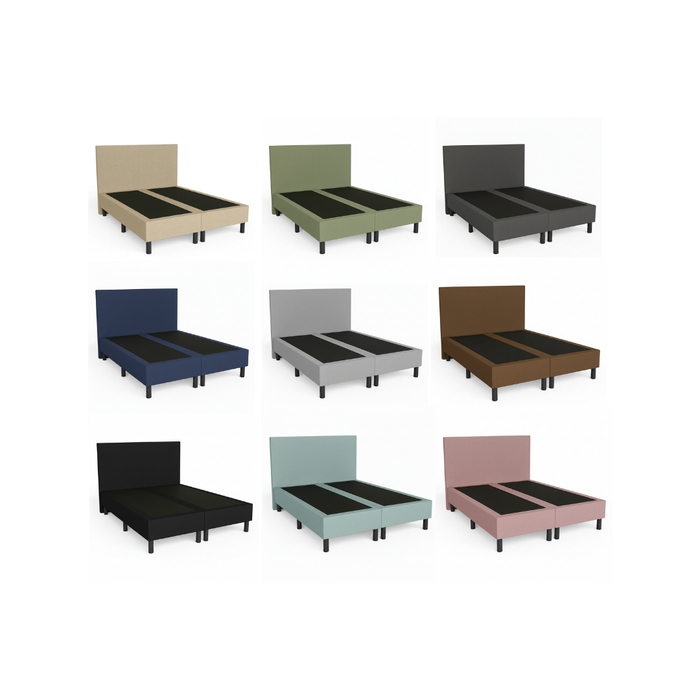 Boxspring Inari stof incl. hoofdbord 180 x 200 x 32cm