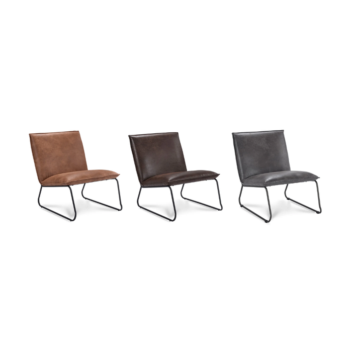Fauteuil Firmo sledepoot - kunstleder