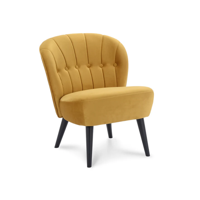 Fauteuil Salerno - houten poten