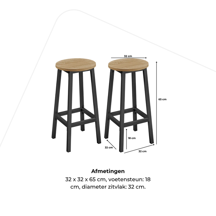 Barstoel Flexio - set van 2