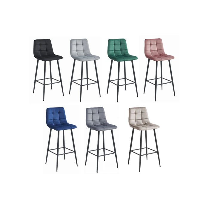 Barstoel Ciro Velvet - 4 poot