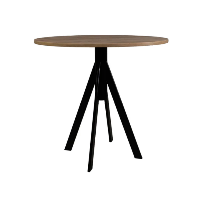 Tafel Rond kruispoot 80 x 80 cm melamineblad