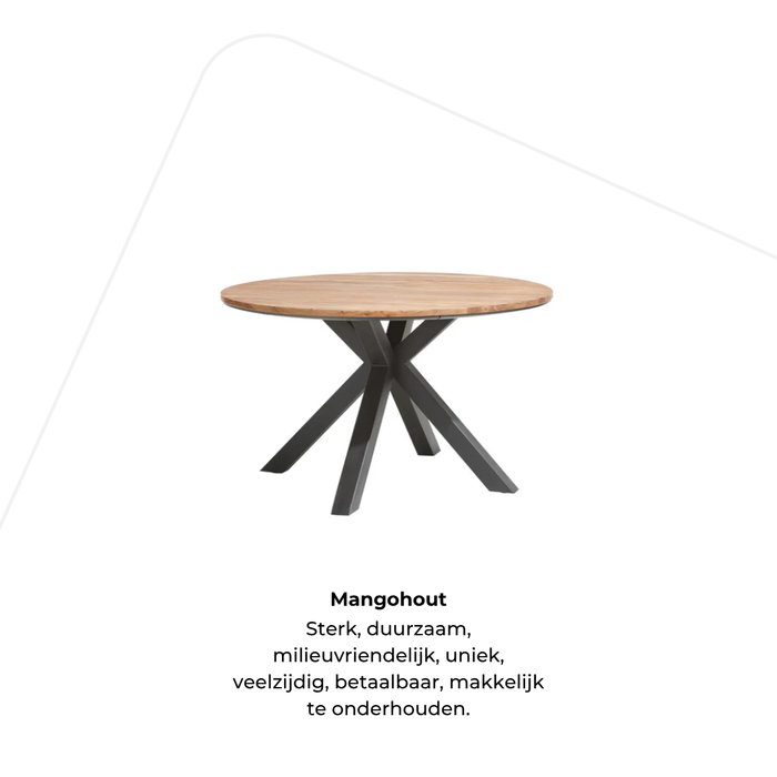 Eettafel Wytse Mangohout - Rond