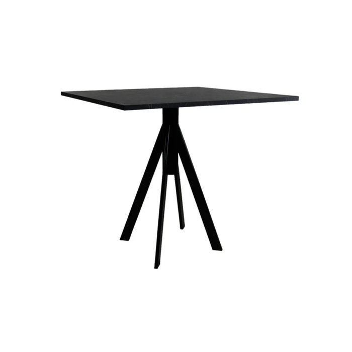 Tafel Vierkant kruispoot 80 x 80 cm melamineblad