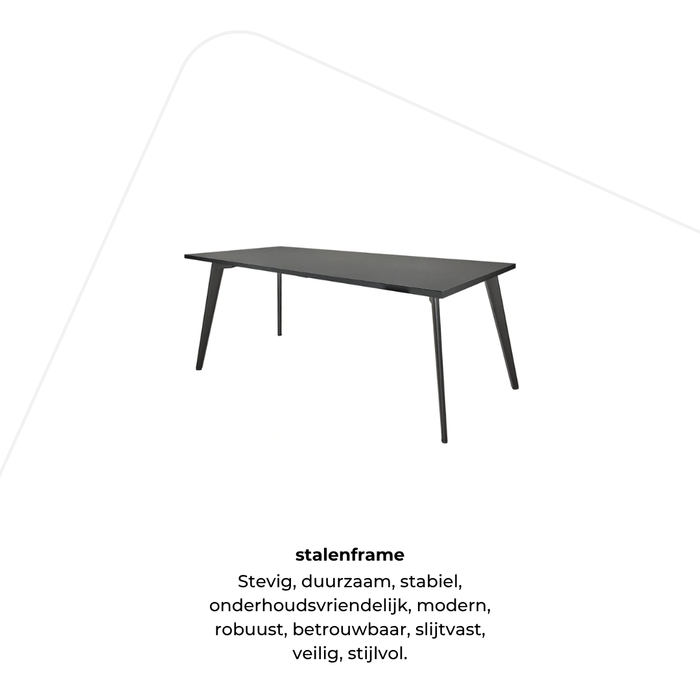 Vergadertafel Vista - 160 x 80 cm