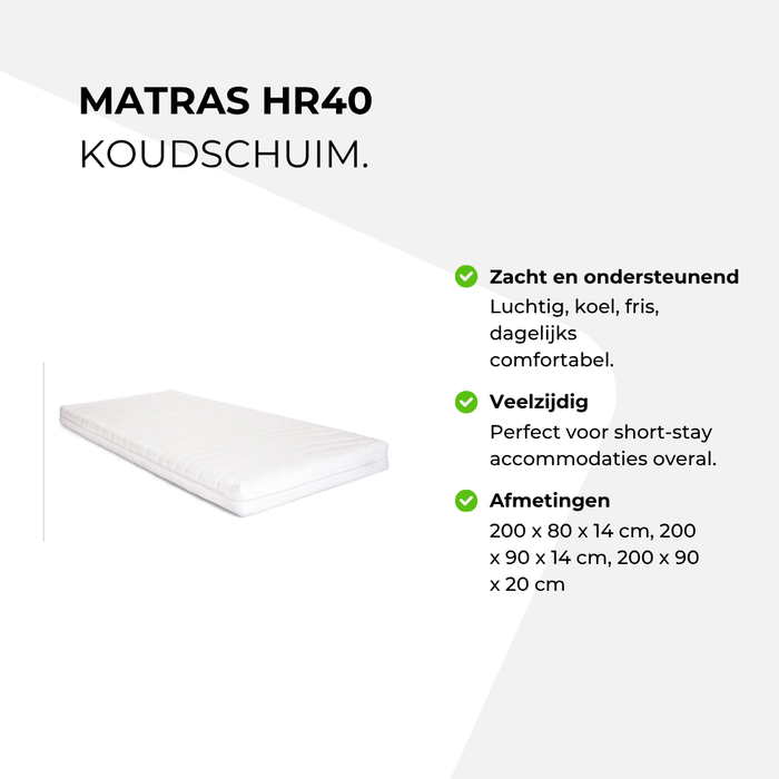 Matras HR40 koudschuim