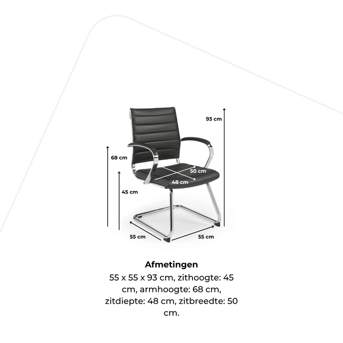 Vergaderstoel Sona – sledepoot