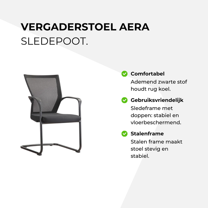 Vergaderstoel Aera – sledepoot