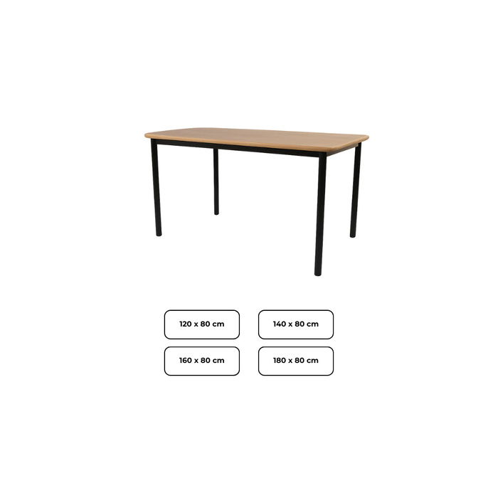 Eettafel Flexio  - afgerond