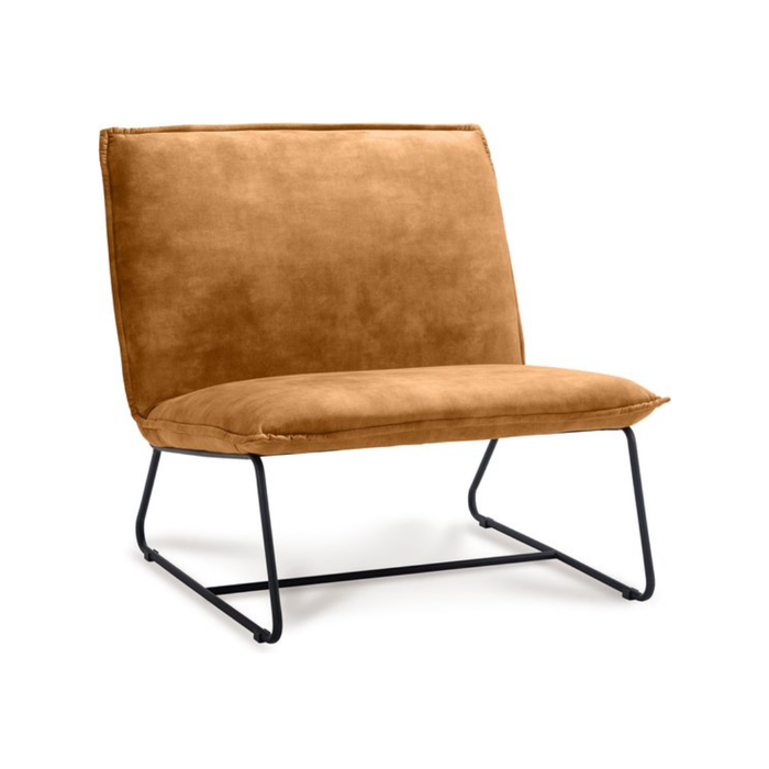 Fauteuil Firmo sledepoot - kunstleder 1,5 zits