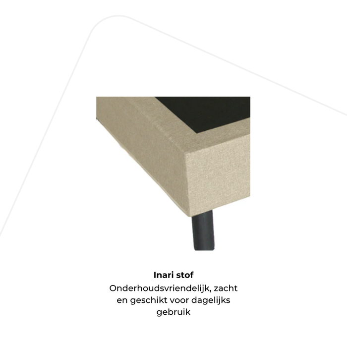 Boxspring Inari stof 90 x 200 x 32 cm