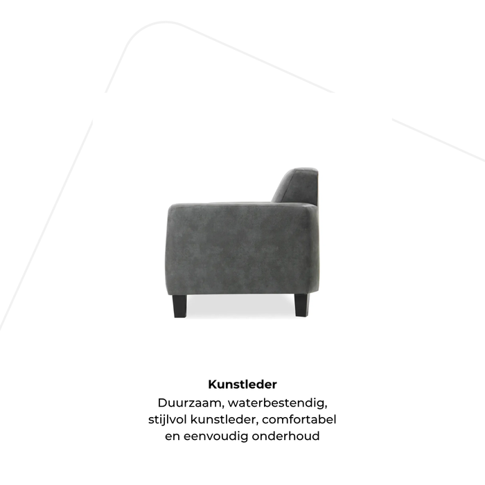Bank Solido 2-zits kunstleder