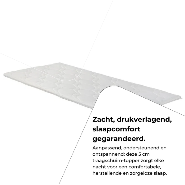 Topper Nasa Traagschuim 5cm