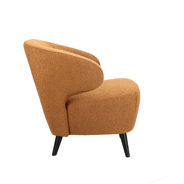 Fauteuil Dura velvet - houten poten