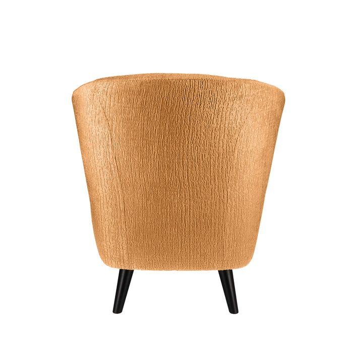 Fauteuil Dura velvet - houten poten