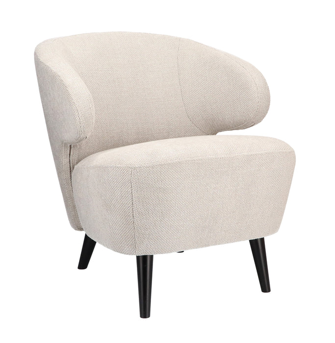 Fauteuil Dura velvet - houten poten