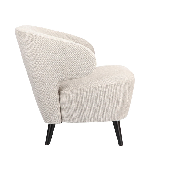 Fauteuil Dura velvet - houten poten