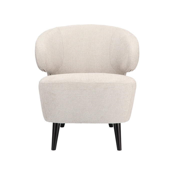 Fauteuil Dura velvet - houten poten