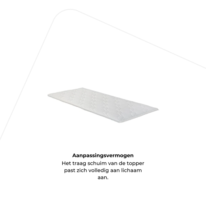 Topper Nasa Traagschuim 5cm
